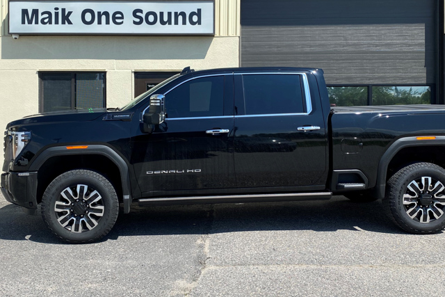 GMC 2023 Denali 2500 with professional window tint in North Bay